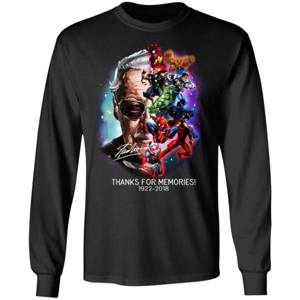 Stan Lee Thanks For Memories 1922 2018 Shirt