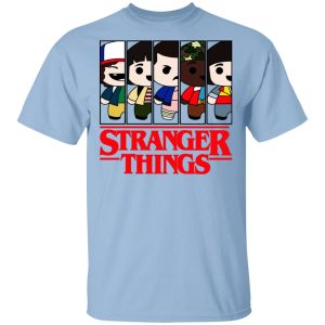Stranger Things Cartoon Pattern Shirt 1