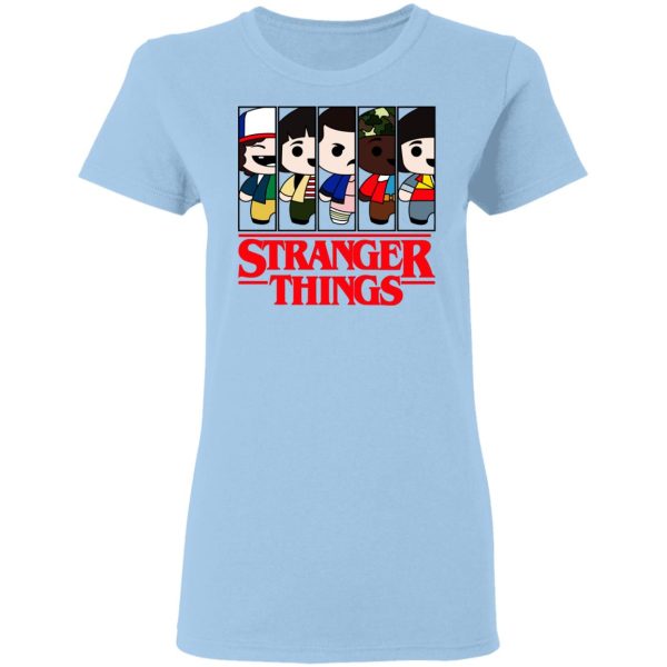 Stranger Things Cartoon Pattern Shirt