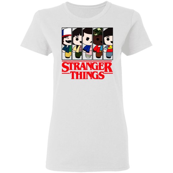 Stranger Things Cartoon Pattern Shirt