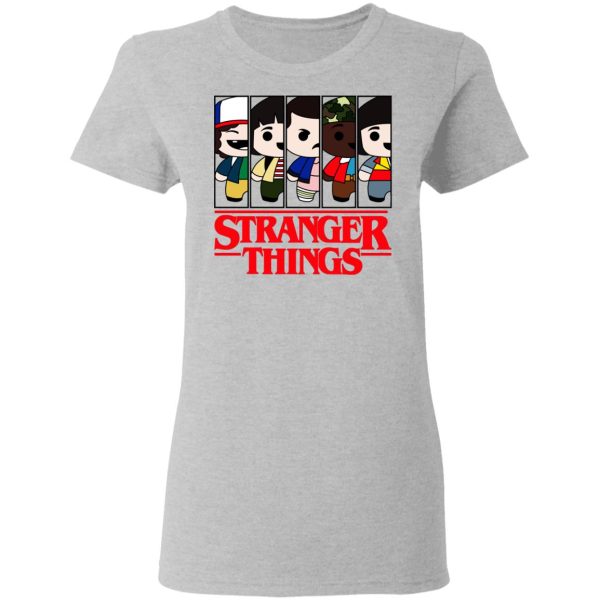 Stranger Things Cartoon Pattern Shirt