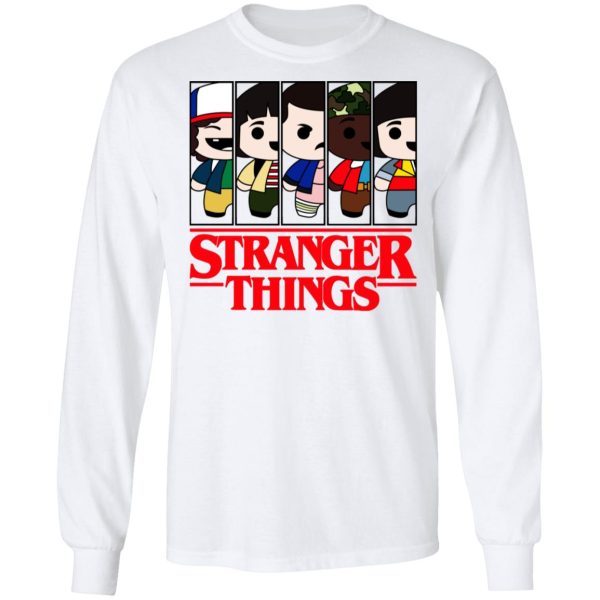 Stranger Things Cartoon Pattern Shirt