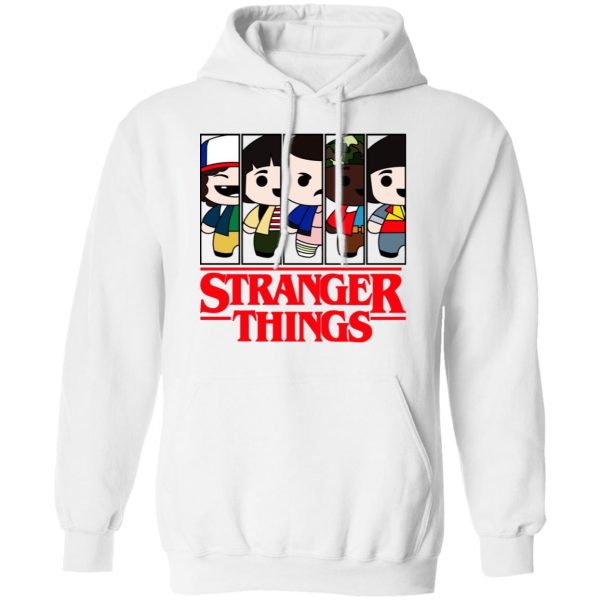 Stranger Things Cartoon Pattern Shirt