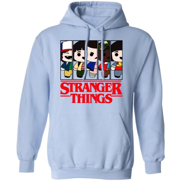 Stranger Things Cartoon Pattern Shirt