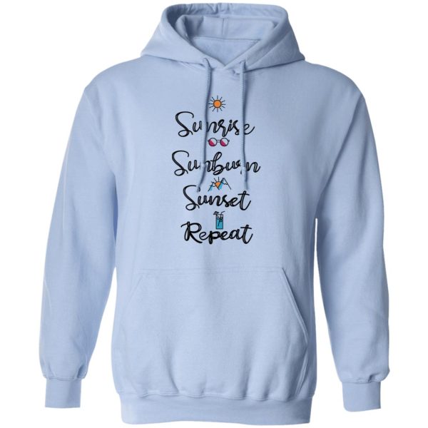 Sunrise Sunburn Sunset Repeat T-Shirts, Hoodies, Sweater