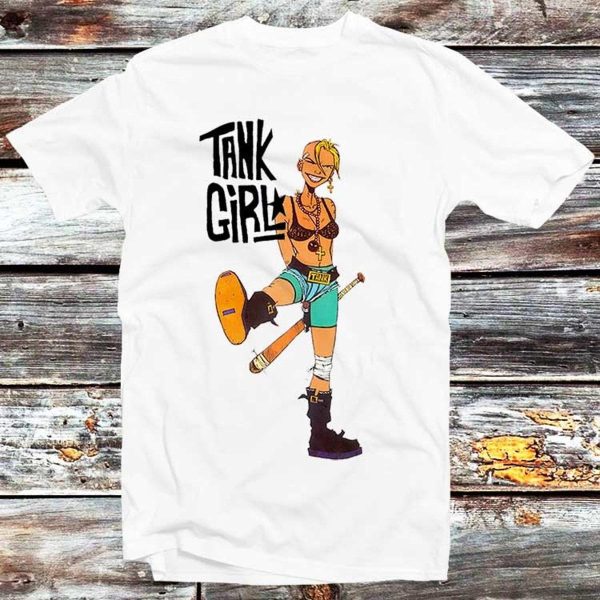 Tank Girl Vintage T-shirt For Sci-fi Movie Comic Fans – Apparel, Mug, Home Decor – Perfect Gift For Everyone