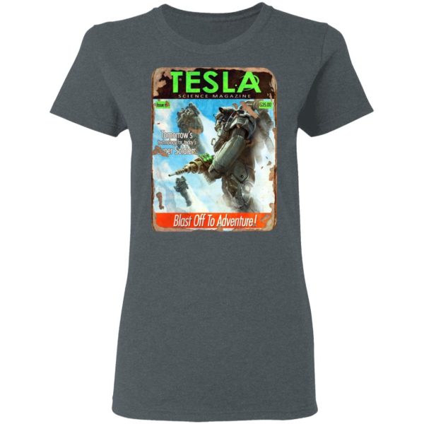 Tesla Science Magazine Blast Off To Adventure T-Shirts