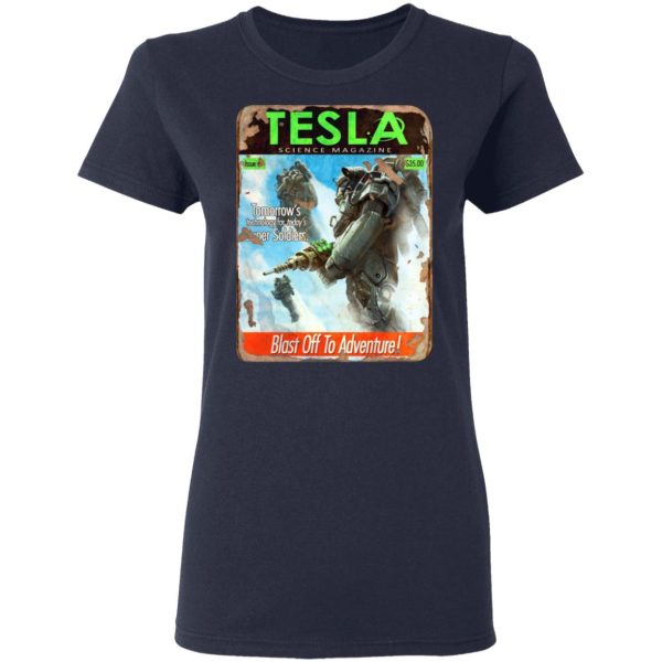 Tesla Science Magazine Blast Off To Adventure T-Shirts