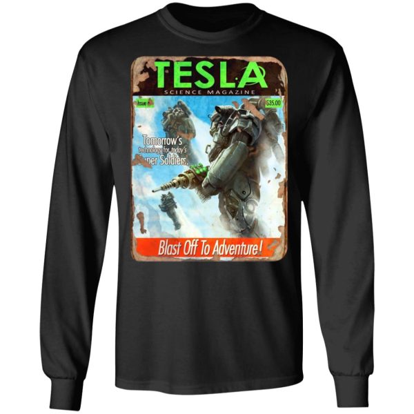 Tesla Science Magazine Blast Off To Adventure T-Shirts