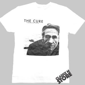The Cure Standing On A Beach Unisex Vintage T-shirt – Apparel, Mug, Home Decor – Perfect Gift For Everyone