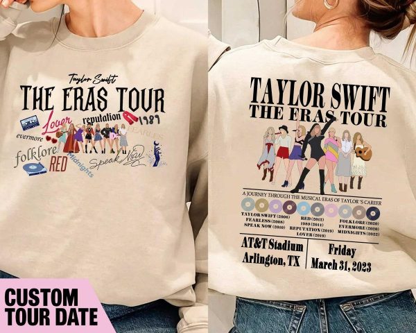 The Eras Tour Taylor Swift Concert T-shirt For Swifties – Apparel, Mug, Home Decor – Perfect Gift For Everyone