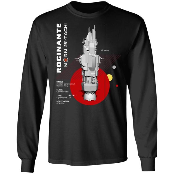 The Expanse Rocinante Ship Shirt