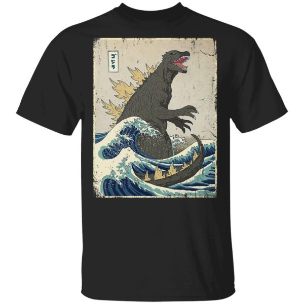 The Great Godzilla Off Kanagawa T-Shirts