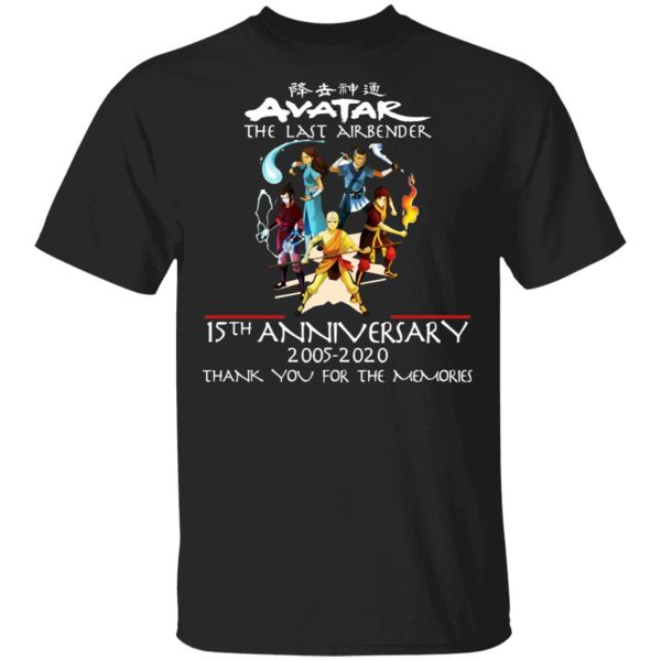 The Last Airbender Avatar 15th Anniversary 2005 2020 T-Shirts