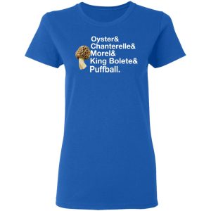 The Mushroom Forager Oyster & Chanterelle & Morel & King Bolete & Puffball T-Shirts 7 The Mushroom Forager Oyster amp Chanterelle amp Morel amp King Bolete amp Puffball T Shirts 4
