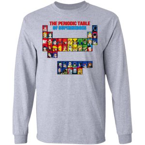 The Periodic Table Of Superheroes Shirt 4 The Periodic Table Of Superheroes Shirt 2