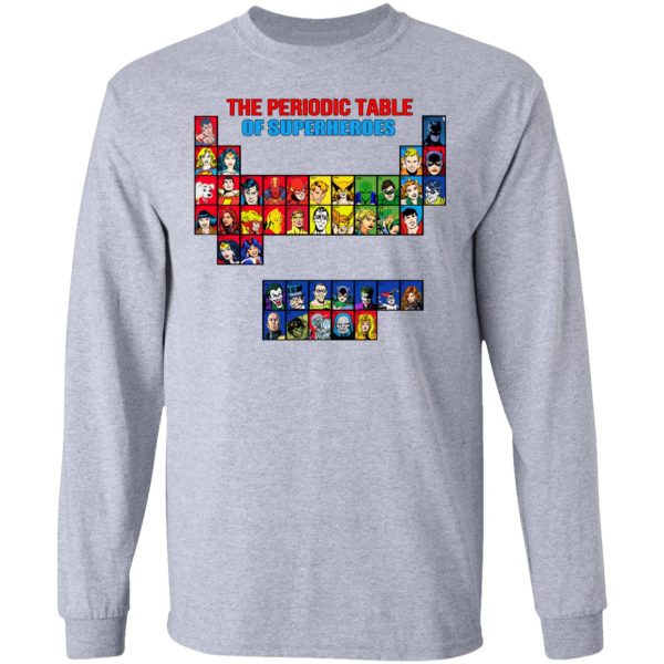 The Periodic Table Of Superheroes Shirt