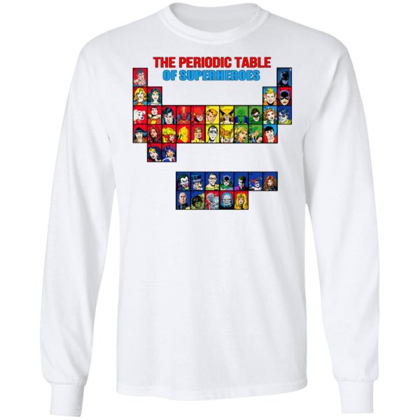 The Periodic Table Of Superheroes Shirt