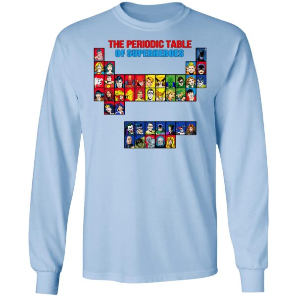 The Periodic Table Of Superheroes Shirt