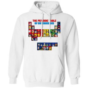The Periodic Table Of Superheroes Shirt 8 The Periodic Table Of Superheroes Shirt 6