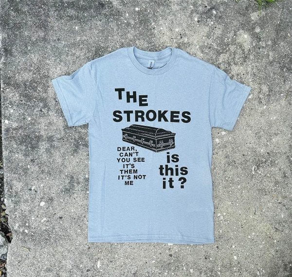 The Strokes Light Blue Tshirt – Apparel, Mug, Home Decor – Perfect Gift For Everyone