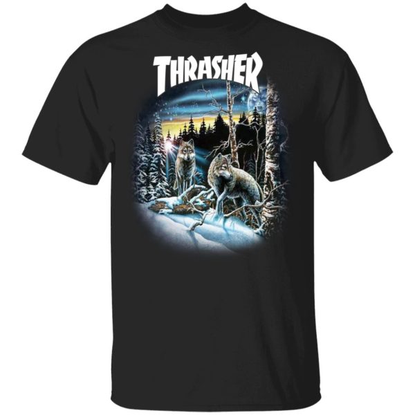 Thrasher 13 Wolves T-Shirts