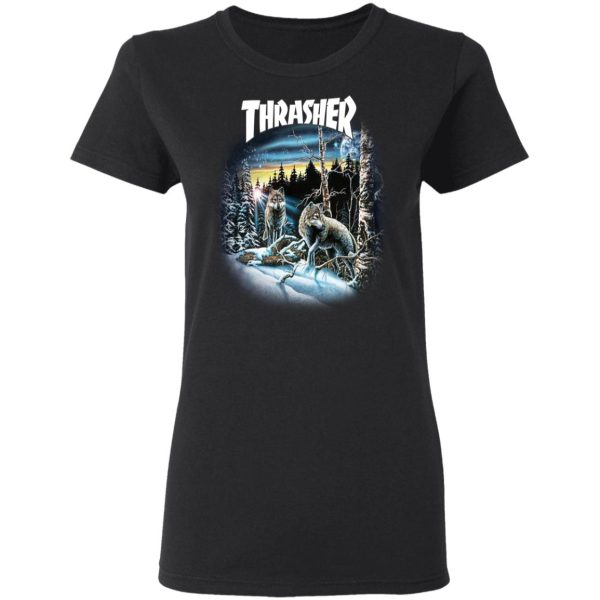 Thrasher 13 Wolves T-Shirts