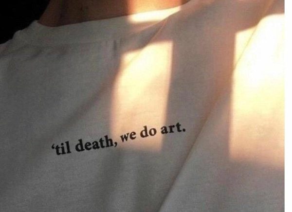 Til Death We Do Art Aesthetic Quote Shirt Gift For Friends Lovers Family – Apparel, Mug, Home Decor – Perfect Gift For Everyone