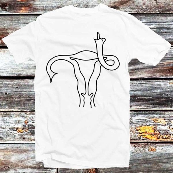 Uterus Finger Feminist T-shirt Feminism Women’s Rights Shirt – Apparel, Mug, Home Decor – Perfect Gift For Everyone