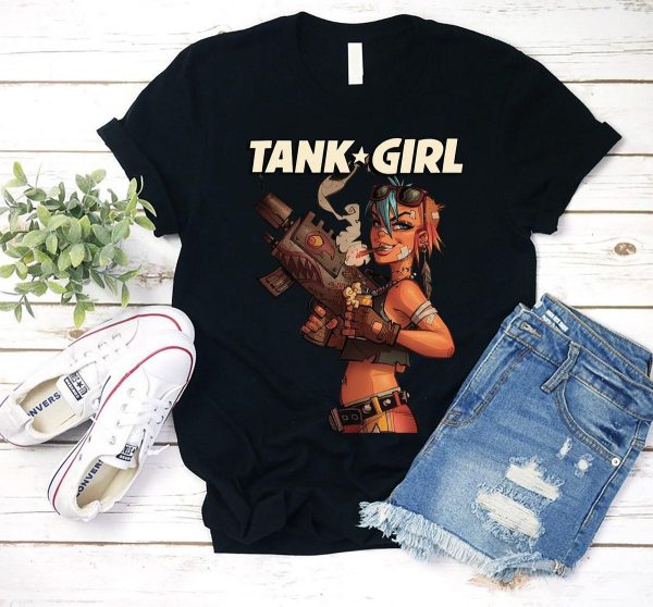 Vintage Tank Girl T-shirt – Apparel, Mug, Home Decor – Perfect Gift For Everyone