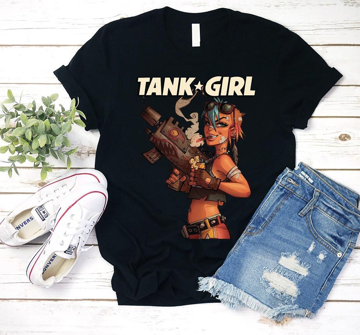 Vintage Tank Girl T-shirt - Apparel, Mug, Home Decor - Perfect Gift For Everyone Vintage Tank Girl T-shirt - Apparel, Mug, Home Decor - Perfect Gift For Everyone