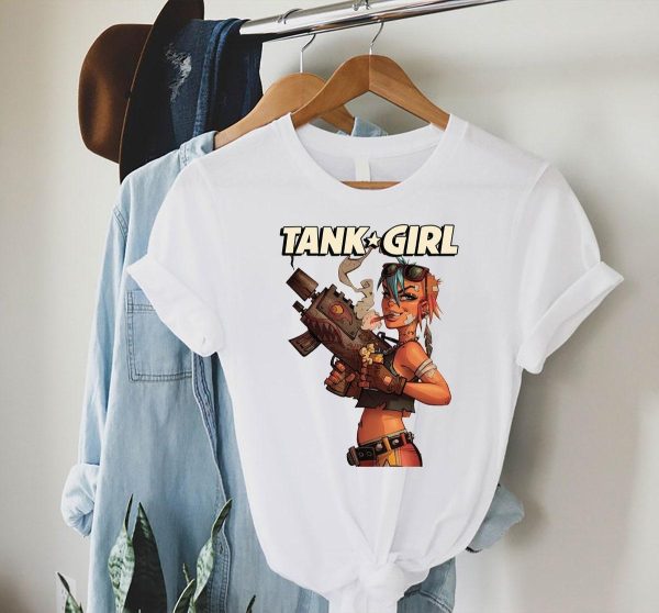 Vintage Tank Girl T-shirt – Apparel, Mug, Home Decor – Perfect Gift For Everyone