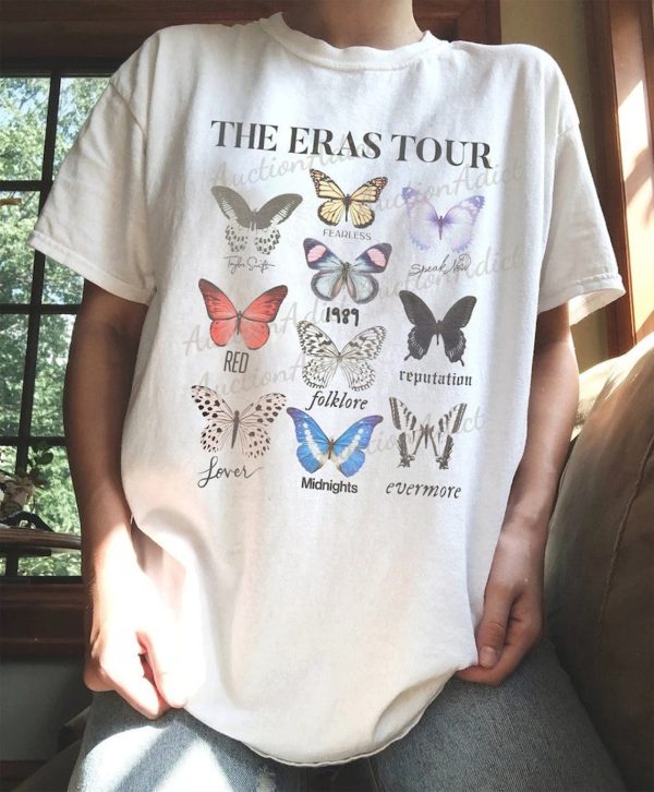 Vintage The Butterfly The Eras Tour Shirt – Apparel, Mug, Home Decor – Perfect Gift For Everyone