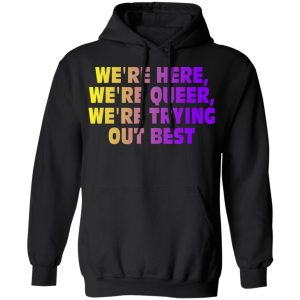 We're Here We're Queer We're Trying Out Best T-Shirts, Hoodies, Sweatshirt 9 Were Here Were Queer Were Trying Out Best T Shirts Hoodies Sweatshirt 6