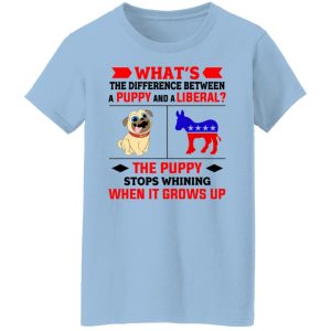 What’s The Difference Between A Puppy And A Liberal The Puppy Stops Whining When It Grows Up T-Shirts, Hoodies, Sweater What’s The Difference Between A Puppy And A Liberal The Puppy Stops Whining When It Grows Up T-Shirts, Hoodies, Sweater