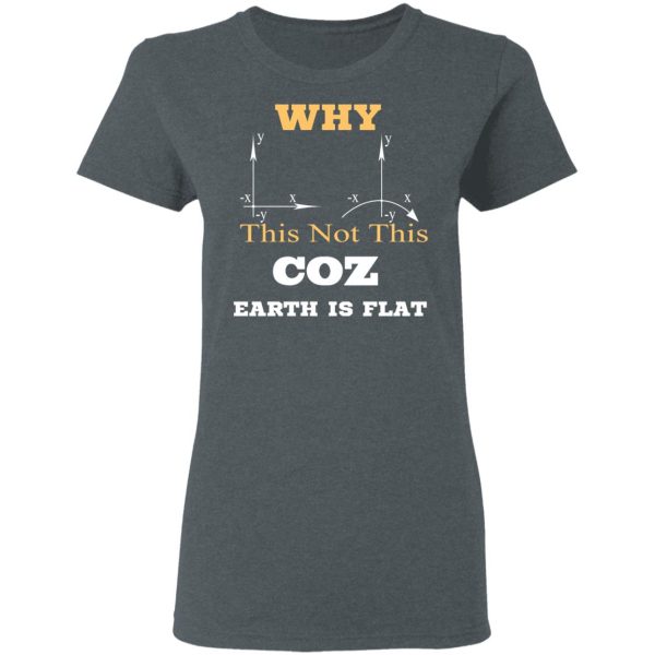 Why This Not This Coz Earth Is Flat T-Shirts, Hoodies, Sweater