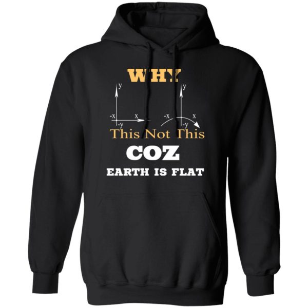 Why This Not This Coz Earth Is Flat T-Shirts, Hoodies, Sweater