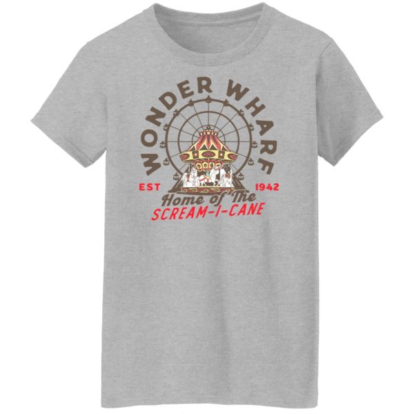 Wonder Wharf Home Of The Scream I Cane Est 1942 T-Shirts, Hoodies, Sweater