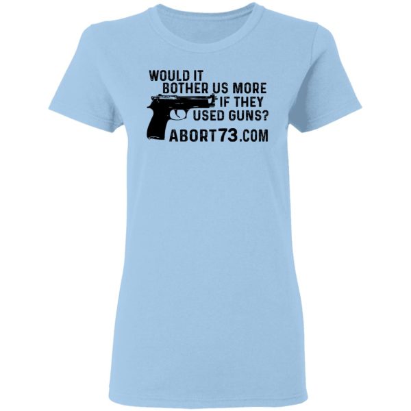 Would It Bother Us More if They Used Guns Shirt