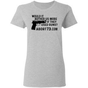 Would It Bother Us More if They Used Guns Shirt 12