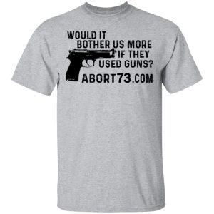 Would It Bother Us More if They Used Guns Shirt 9