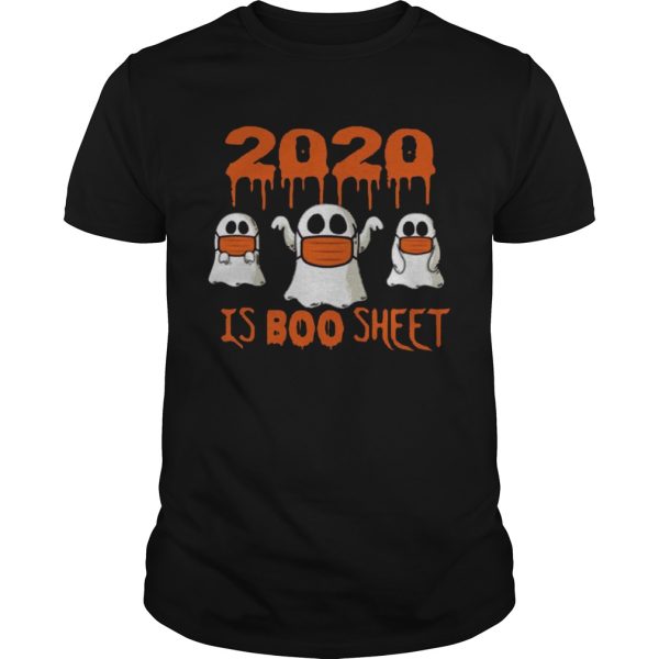 2020 Is Boo Sheet Face Mask Halloween shirt