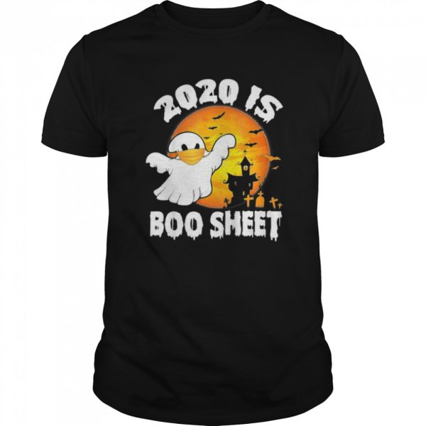 2020 Is Boo Sheet Halloween Costume Ghost Wear Mask Vintage shirt