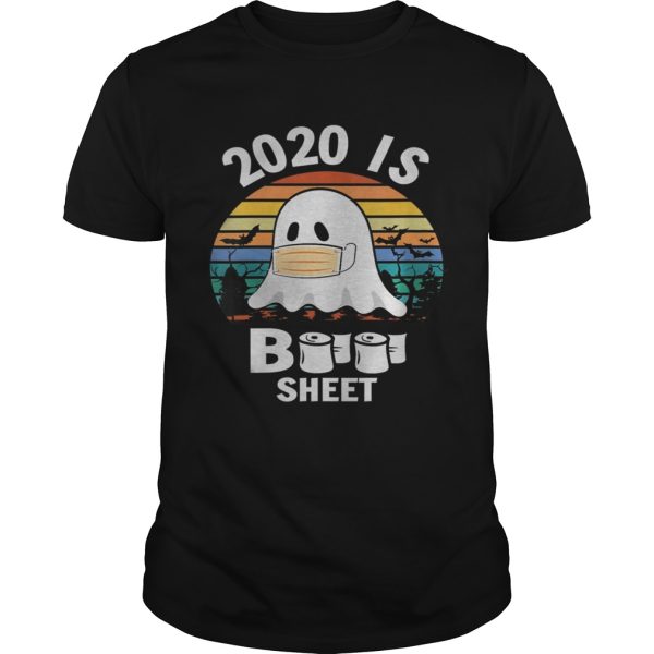 2020 is boo sheet shirt Ghost and bats Funny Halloween shirt