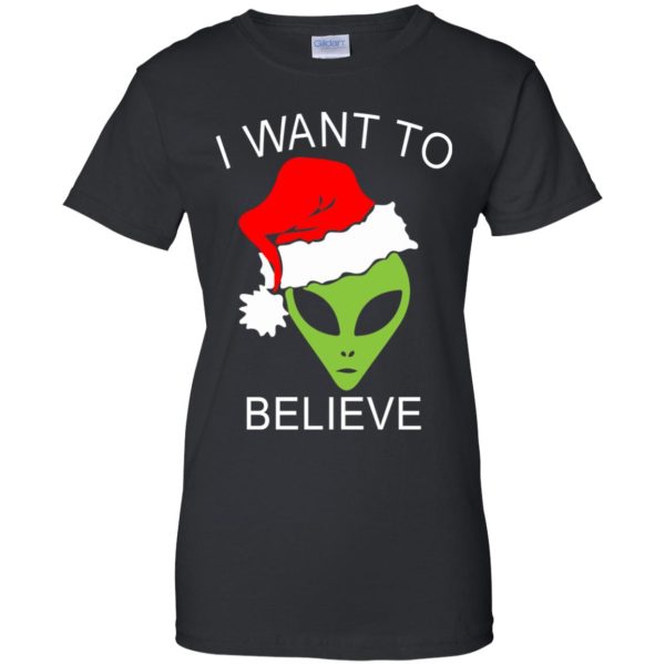 Alien I Want To Believe Christmas sweatshirt, hoodie, long sleeve