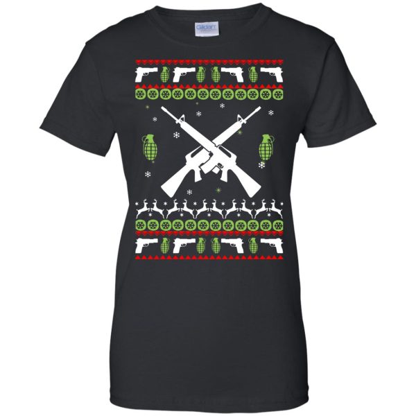 Assault Rifle Ugly Christmas Sweatshirt, hoodie, long sleeve