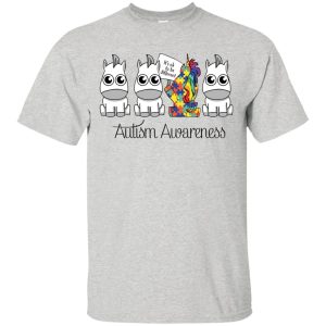 Autism Awareness Unicorn It&rsquo;s Ok to be different t-shirt, hoodie