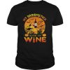 Awesome My Broomstick Run On Wine Moon Pumpkins Halloween shirt