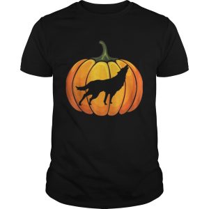 Awesome Wotf Pumpkin Halloween T-shirt Animal Lover Gifts shirt