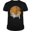 Basset Hound Dog Pumpkin Halloween Costume shirt